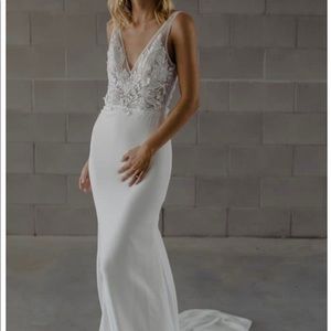 Unworn / unaltered Made With Love Carlie Wedding dress